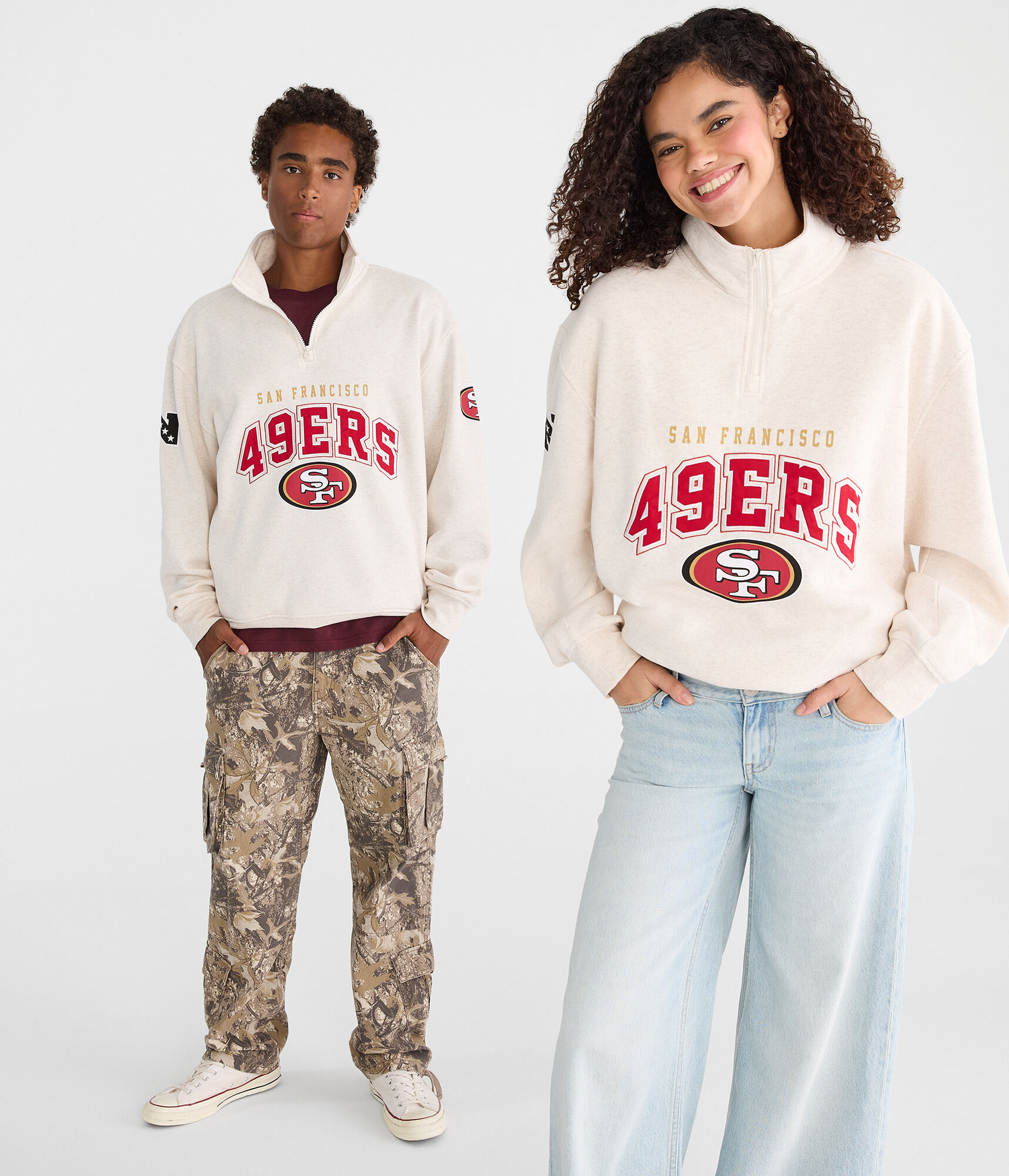 San Francisco 49ers Quarter-Zip Sweatshirt