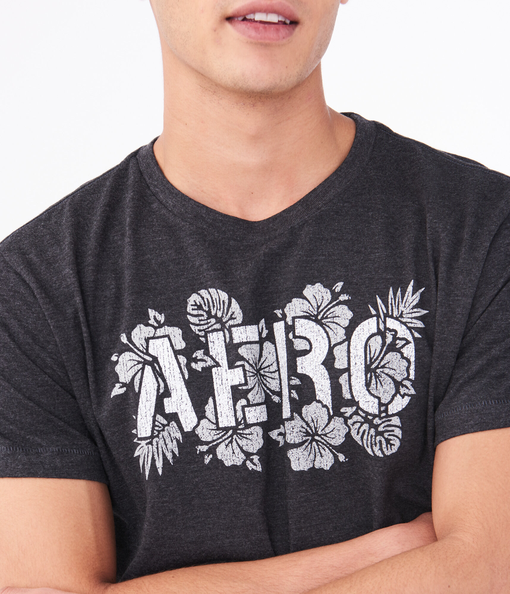 Tropical Floral Aero Graphic Tee