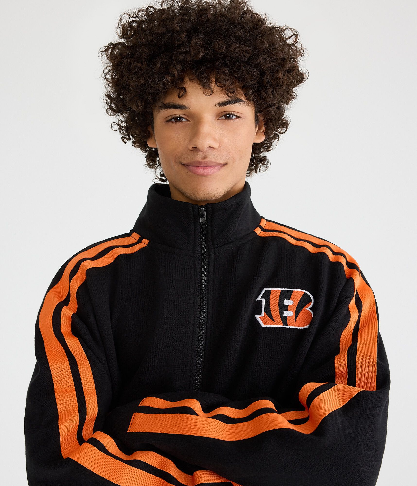 Cincinnati Bengals Fleece Track Jacket