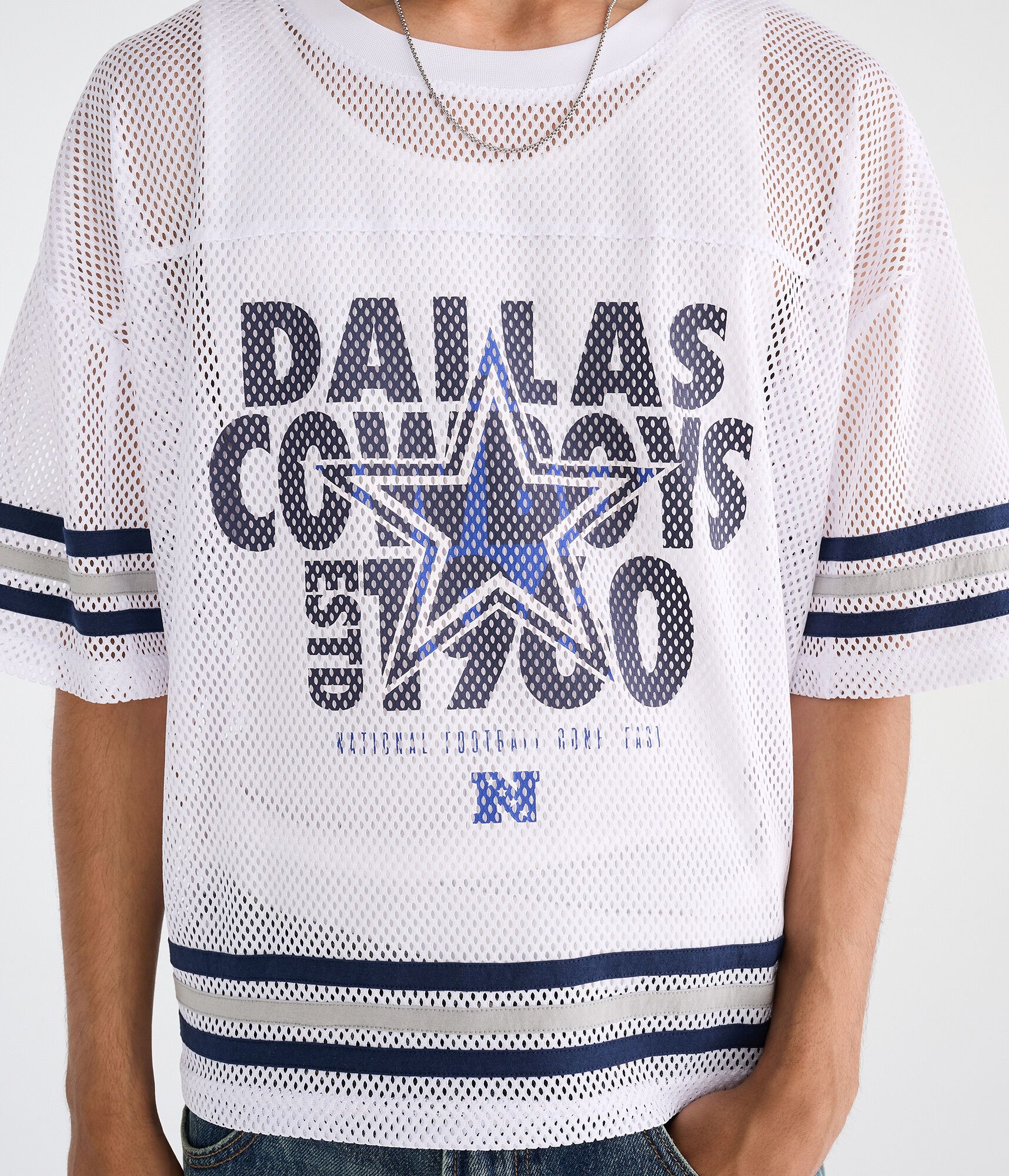 Dallas Cowboys Boxy Mesh Top