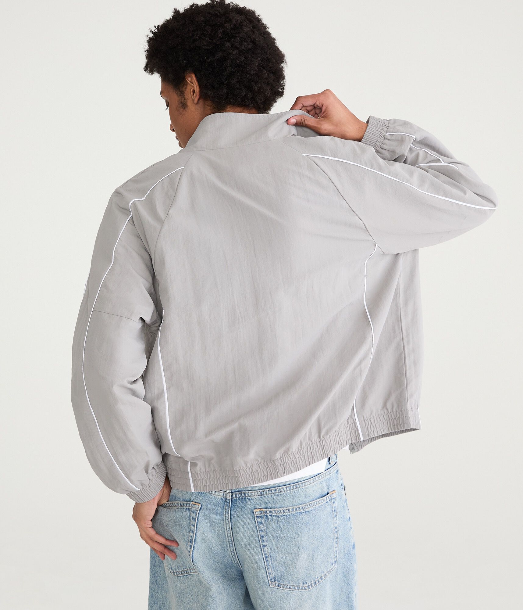 Nylon Track Jacket