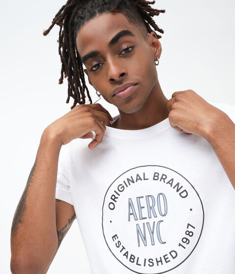 Aero NYC Circle Graphic Tee Aero NYC Circle Graphic Tee
