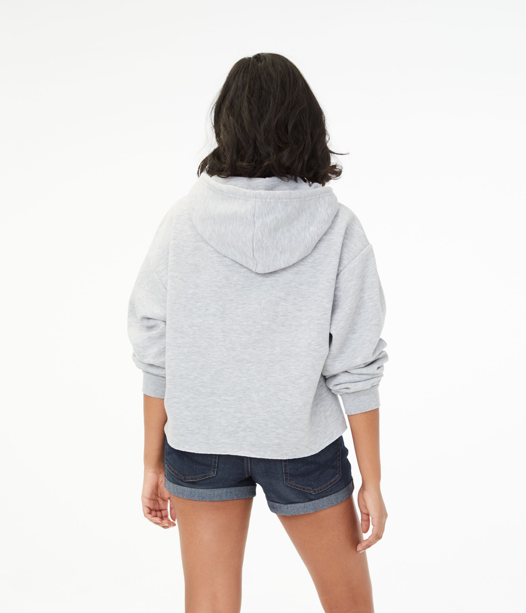 Super Snoopy Cropped Pullover Hoodie