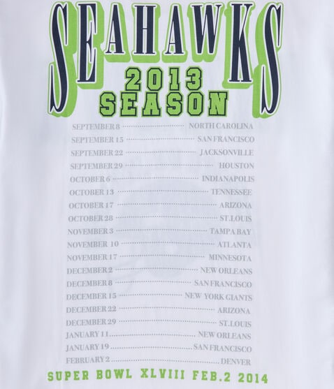 Seattle Seahawks Super Bowl Boxy Graphic Tee Seattle Seahawks Super Bowl Boxy Graphic Tee