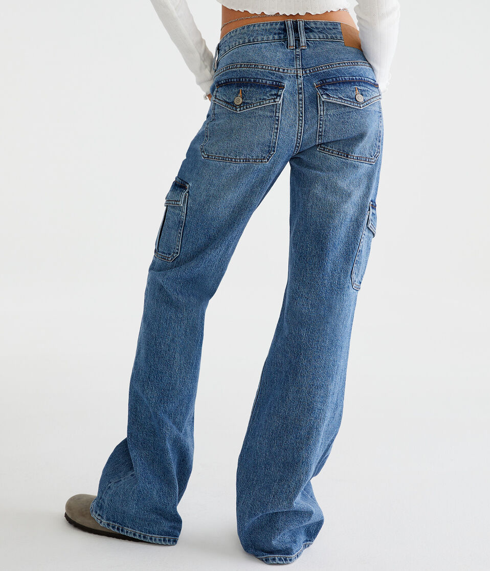 Flare Mid-Rise Cargo Jean