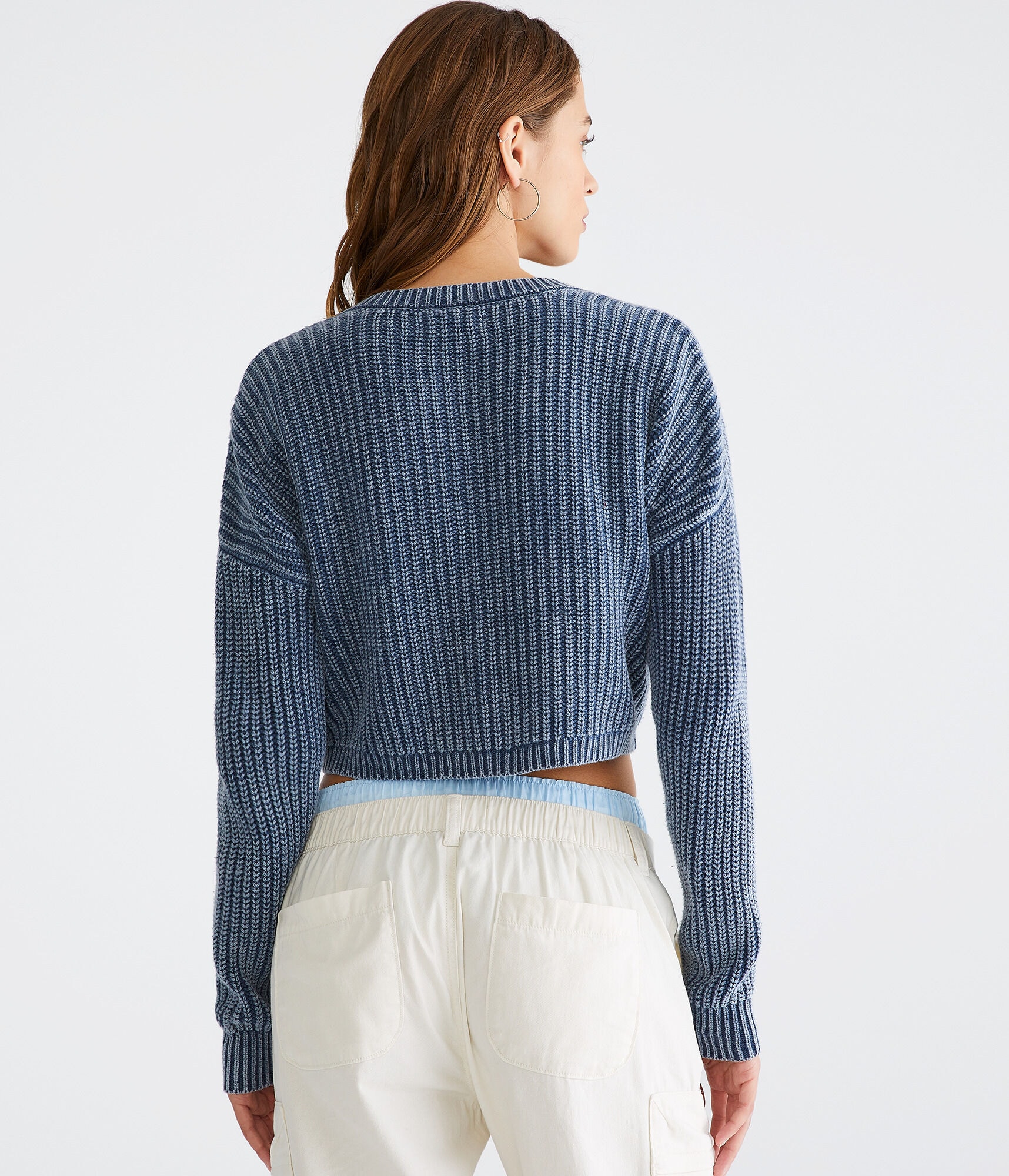 【KOOLOSET】Lambswool Crop V Knit Lambswool Crop V Knit - kooloset