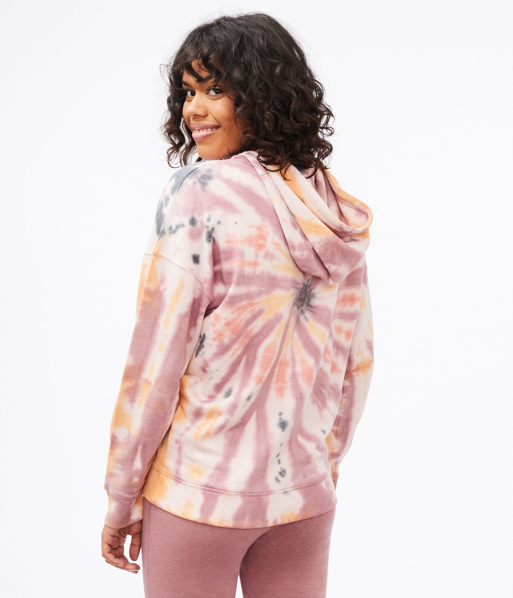 Tie-Dye Oversized Pullover Hoodie