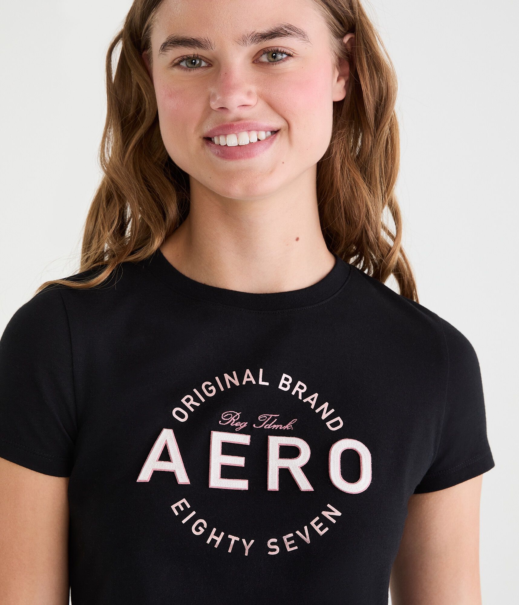 Aero Circle Appliqu&eacute; Graphic Tee