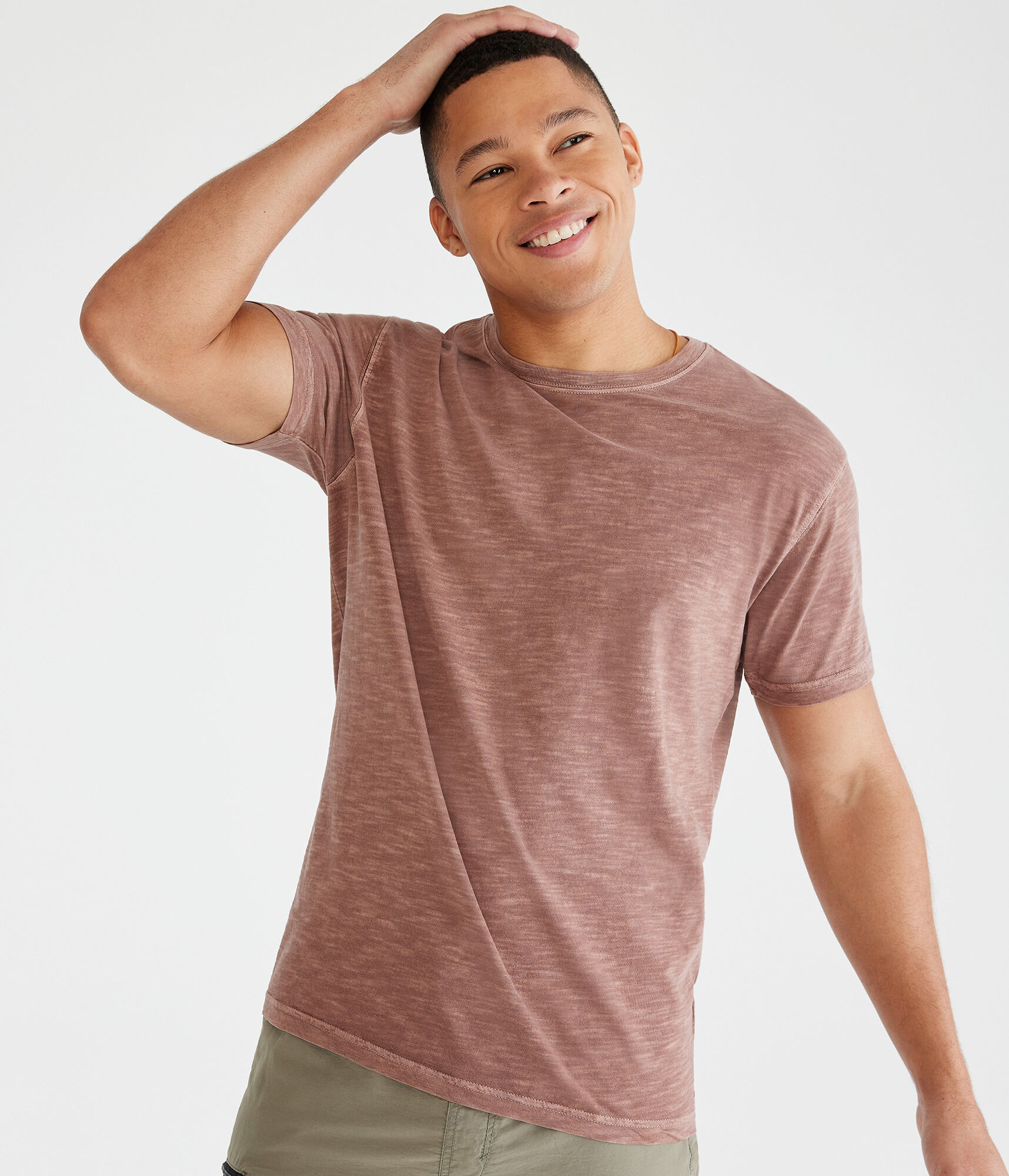 Slub Washed Crew Tee