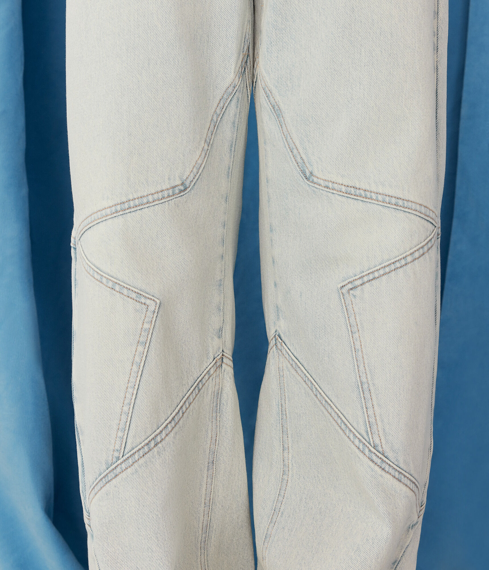 Demetra for Aero Super Low-Rise Baggy Wide Leg Jean