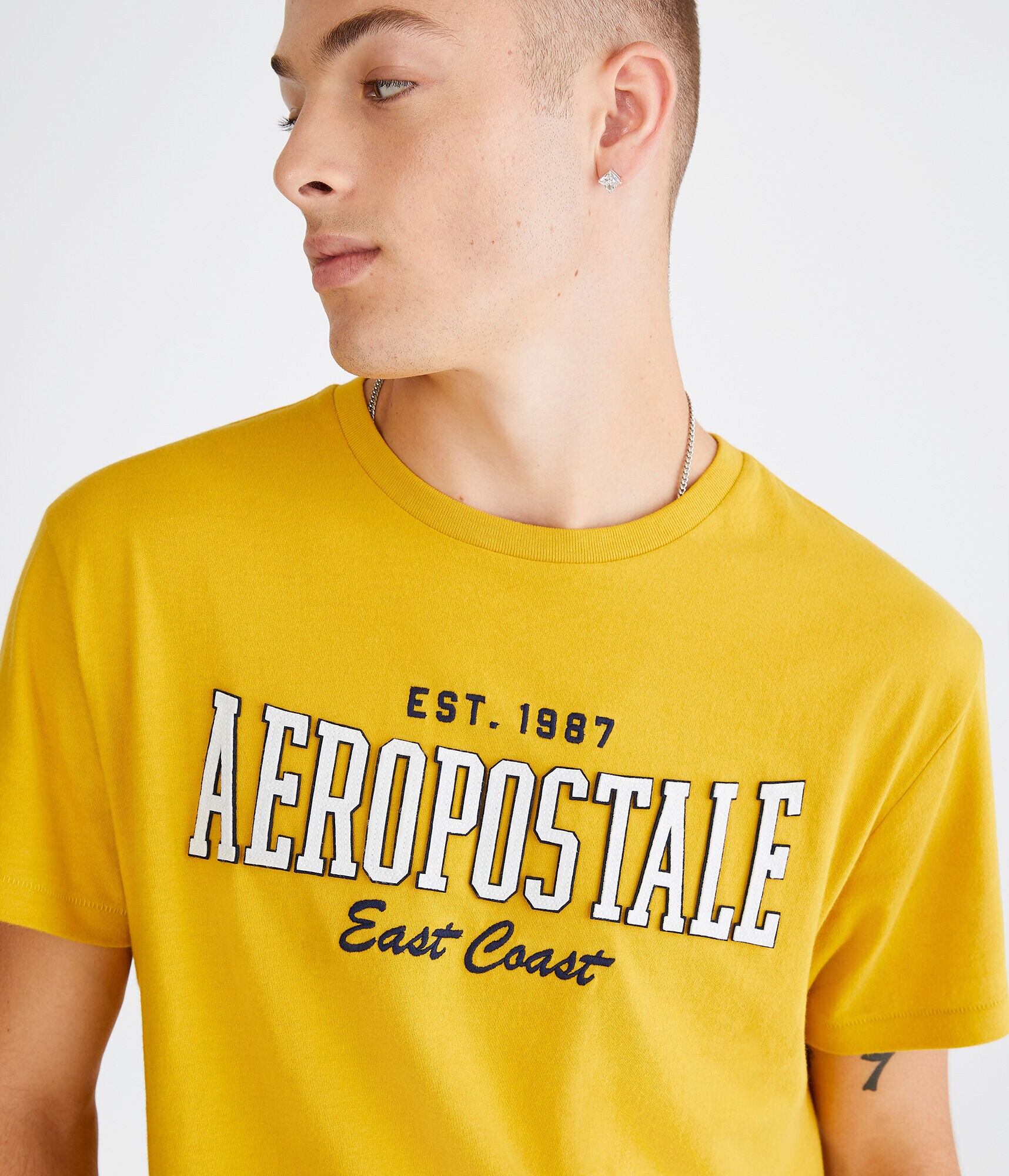 Aeropostale East Coast Appliqu&eacute; Graphic Tee