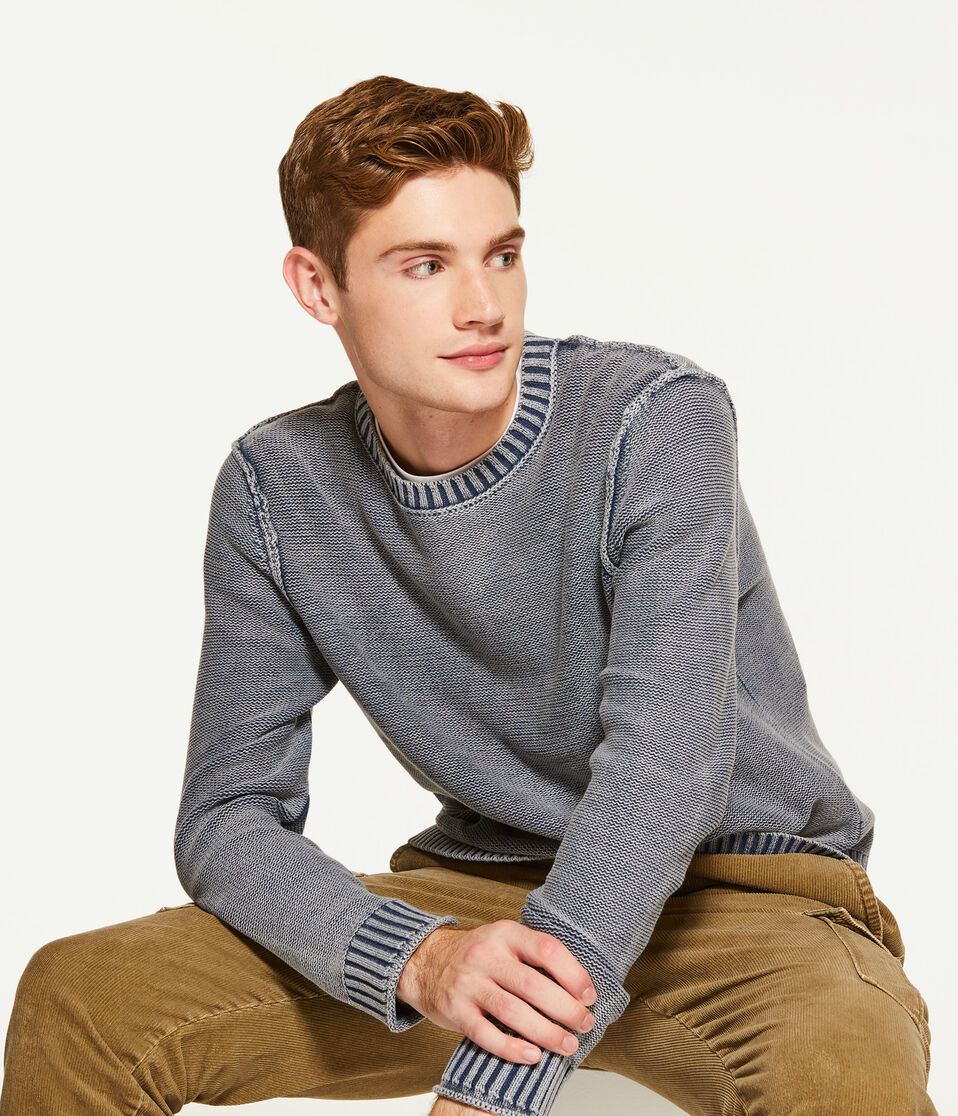 Faded Crew Sweater