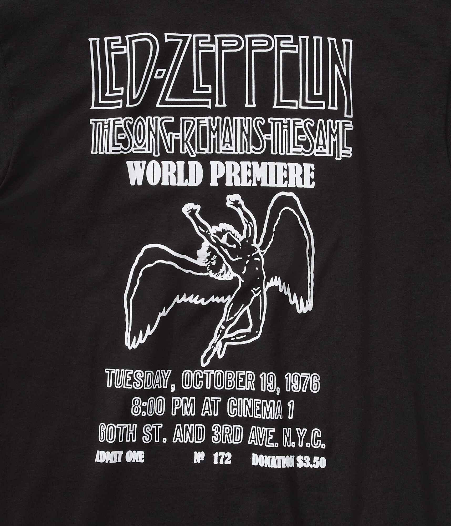 Led Zeppelin Ticket Graphic Tee