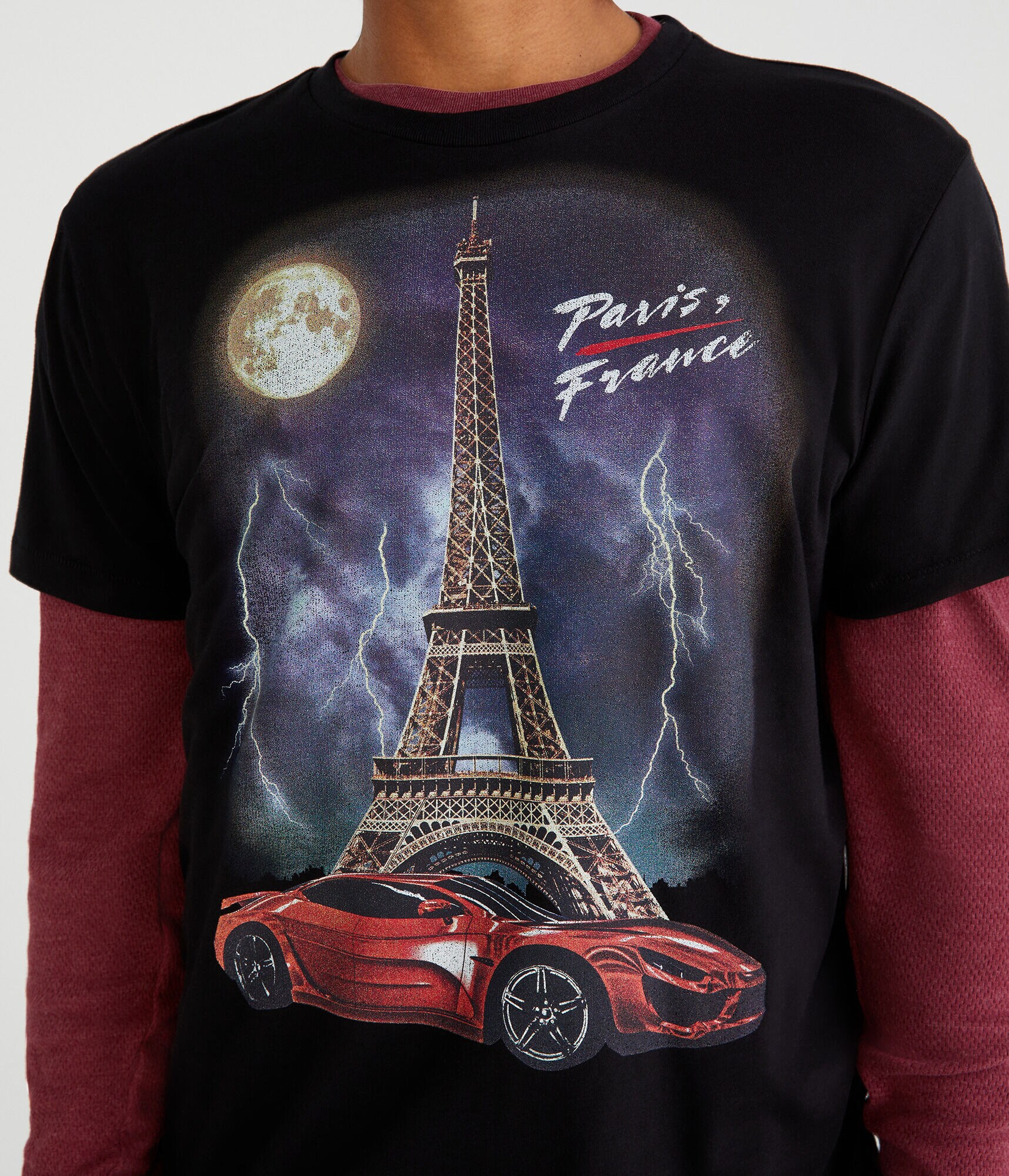 Paris Race Car Graphic Tee