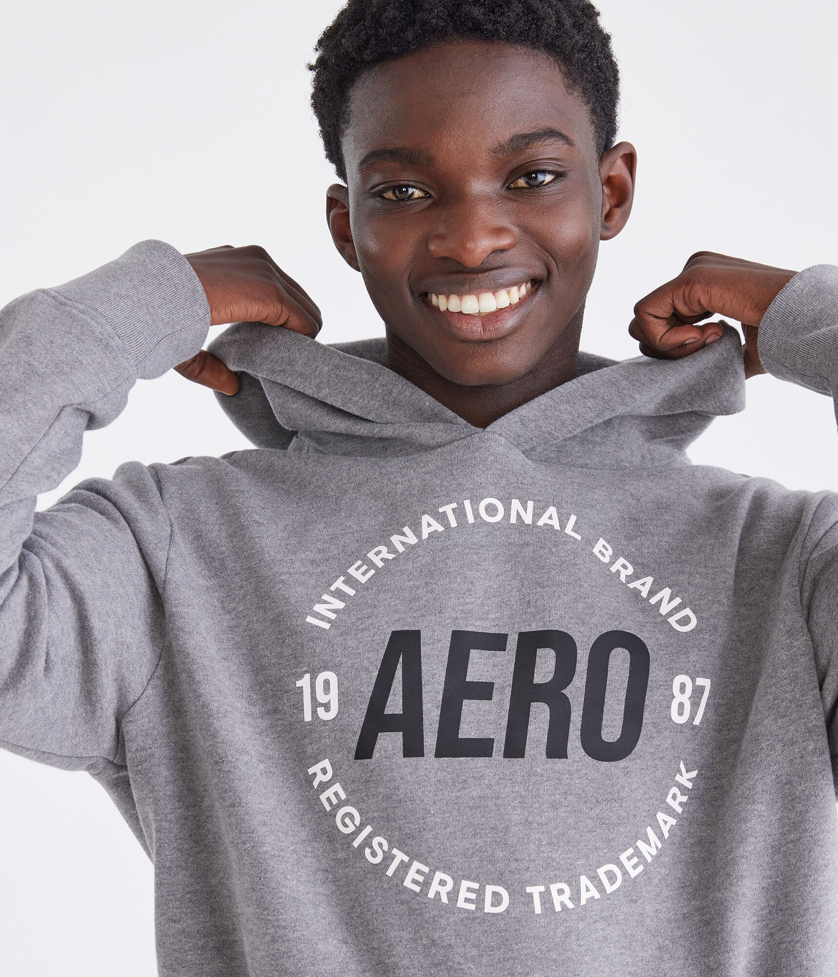Aero International Brand Pullover Hoodie