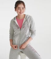 Aeropostale East Coast Circle Full-Zip Hoodie