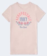 Aeropostale 1987 Roses Graphic Tee