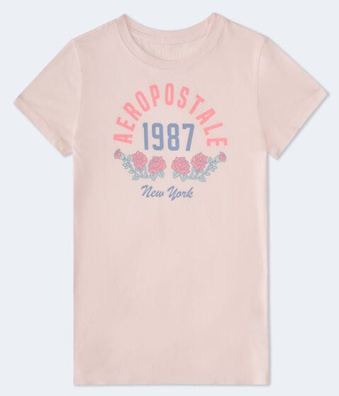 Aeropostale 1987 Roses Graphic Tee Aeropostale 1987 Roses Graphic Tee
