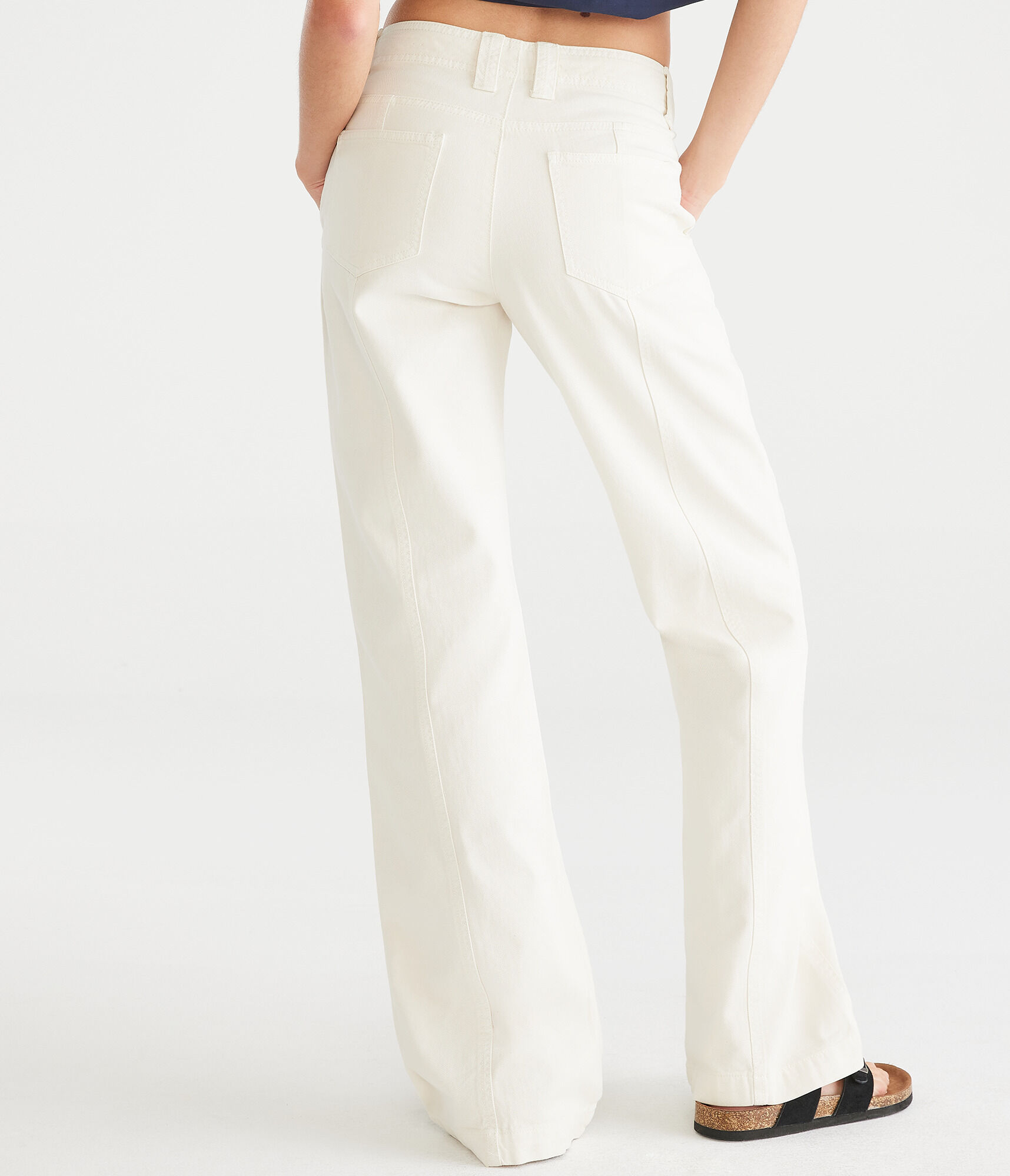 Flare Low-Rise Pants