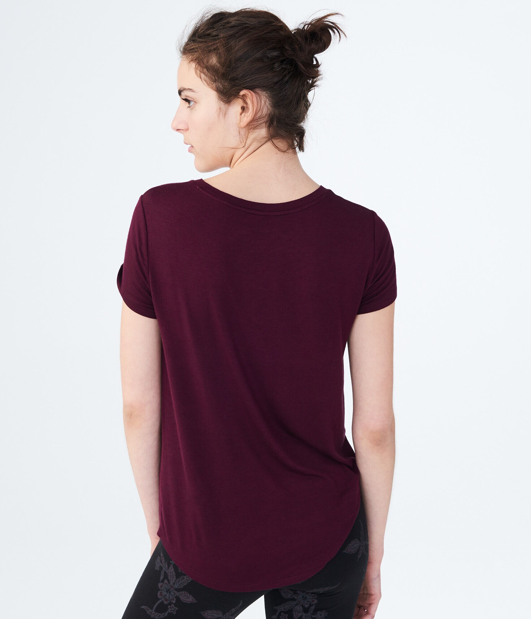 Seriously Soft Solid V Neck Tee