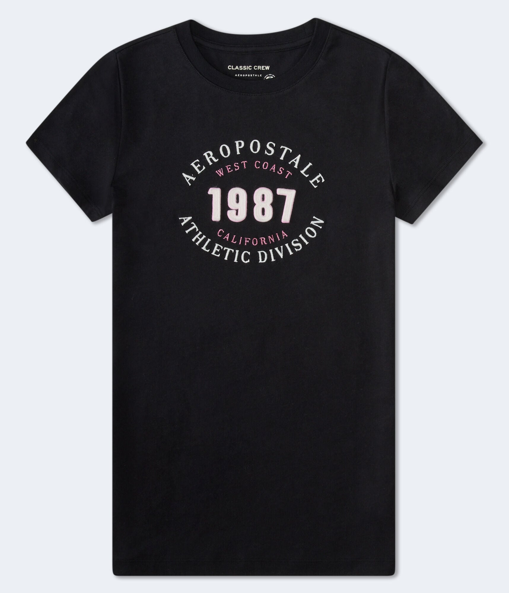 Aeropostale Athletic Division Appliqué Graphic Tee