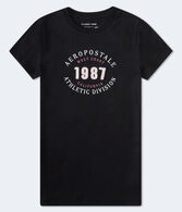 Aeropostale Athletic Division Appliqué Graphic Tee