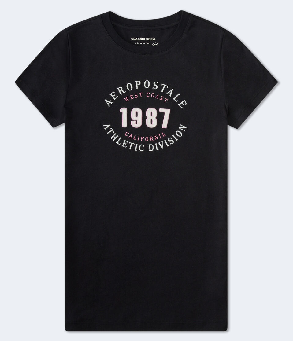 Aeropostale Athletic Division Appliqué Graphic Tee