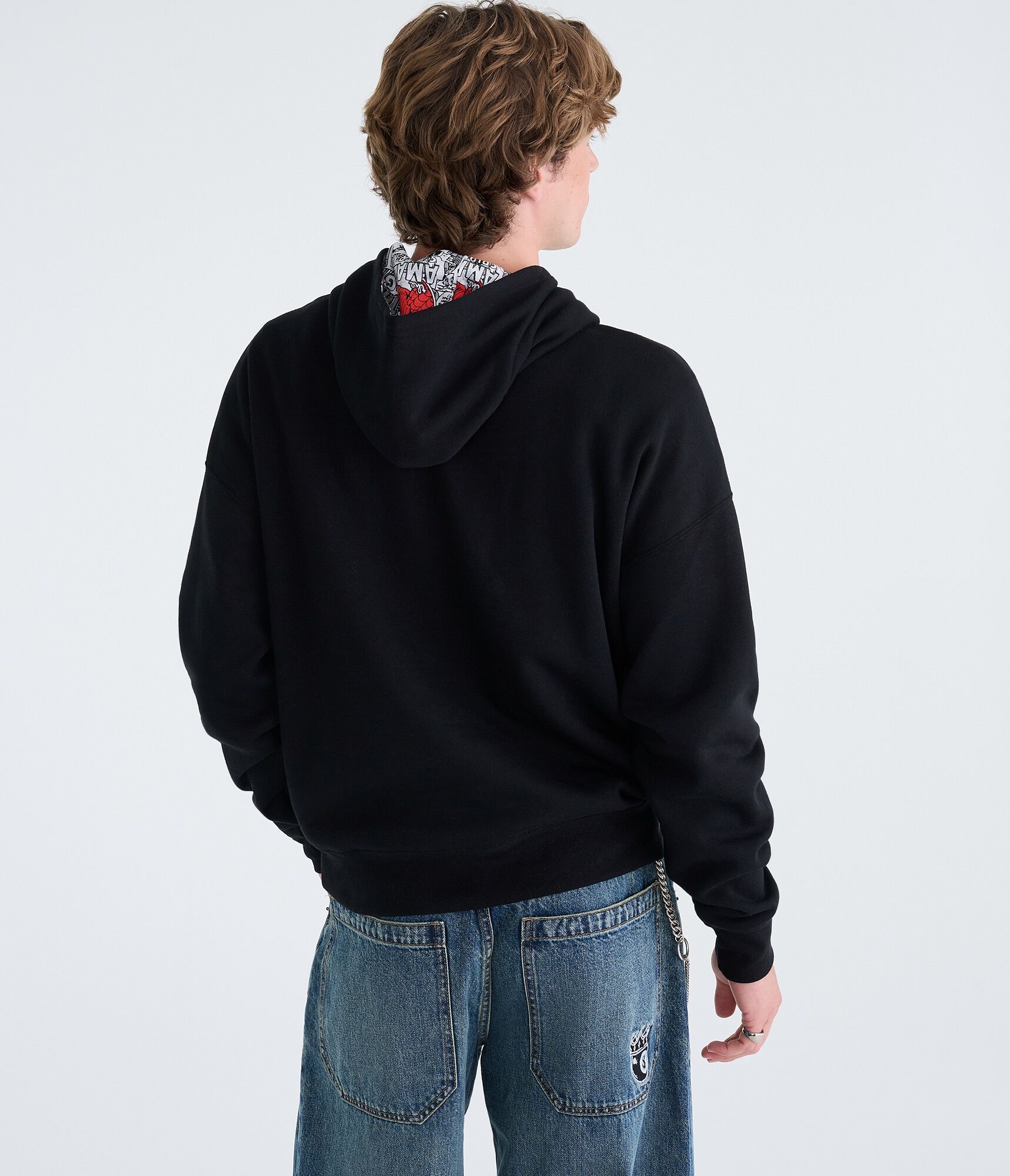 Marvel | A&eacute;ropostale Spider-Man Silhouette Boxy Pullover Hoodie