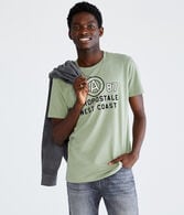 Aeropostale West Coast Appliqué Graphic Tee
