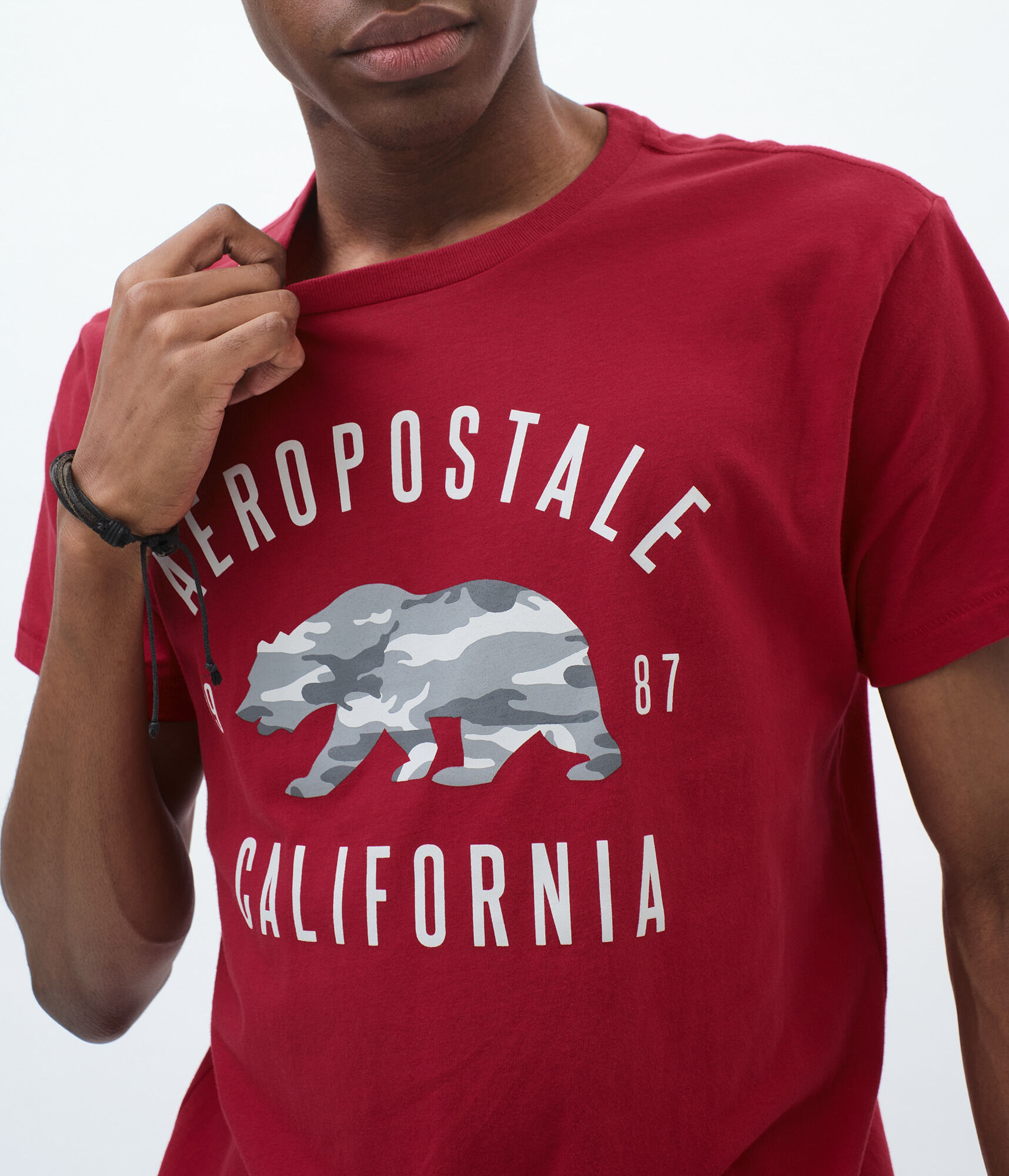 Aero Cali Camo Bear Graphic Tee