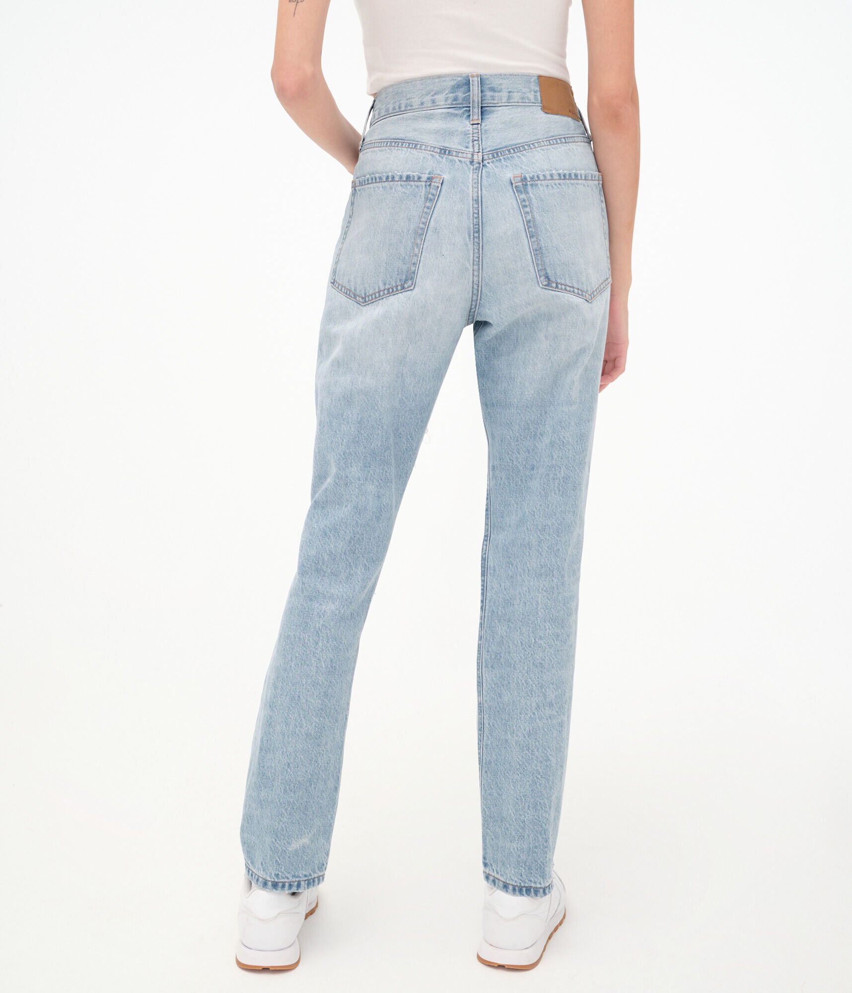 '90s Super High-Rise Straight Hemp Jean