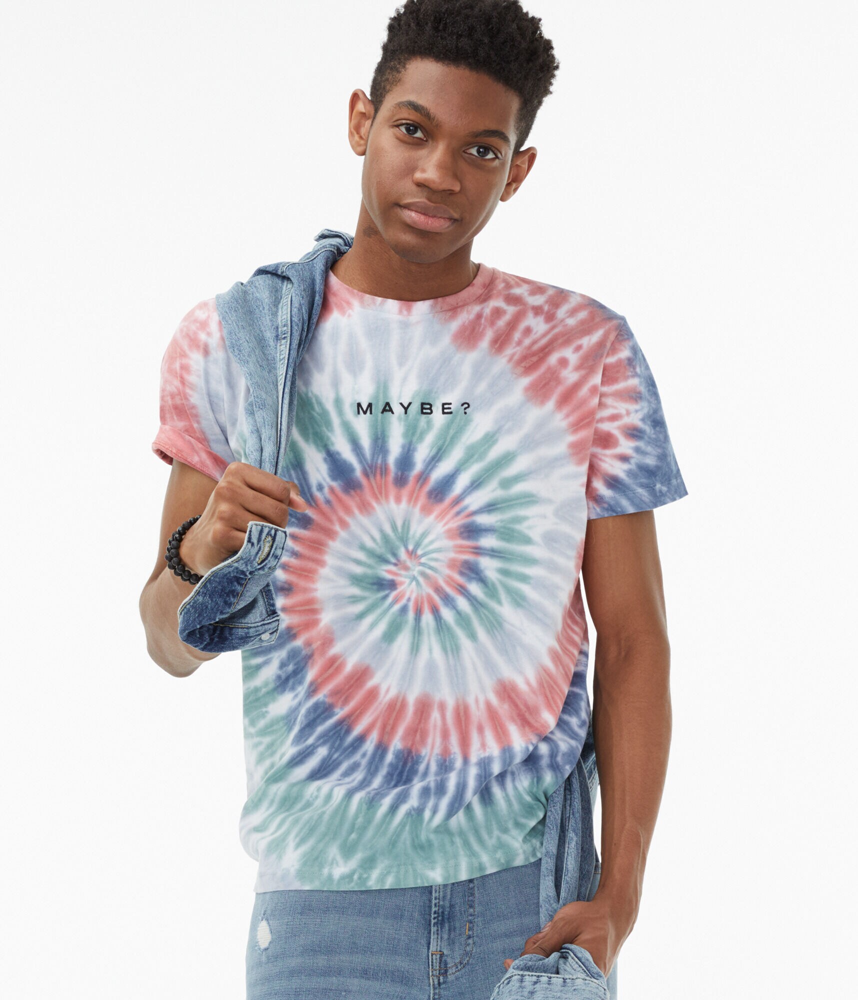 Maybe? Tie-Dye Graphic Tee