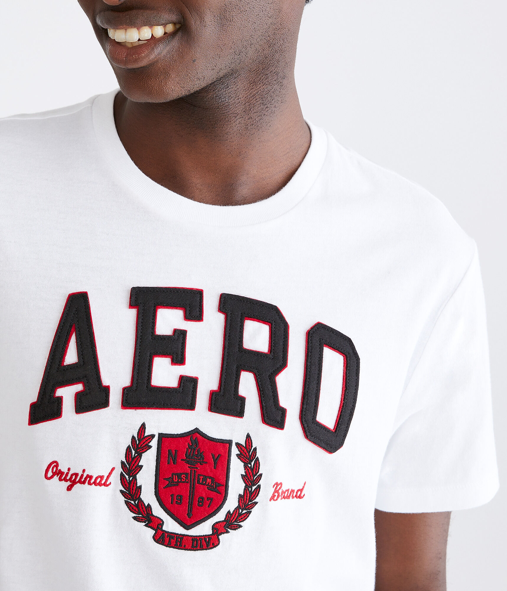 Aero Athletic Crest Appliqué Graphic Tee