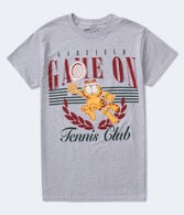 Garfield Tennis Club Oversized Graphic Tee