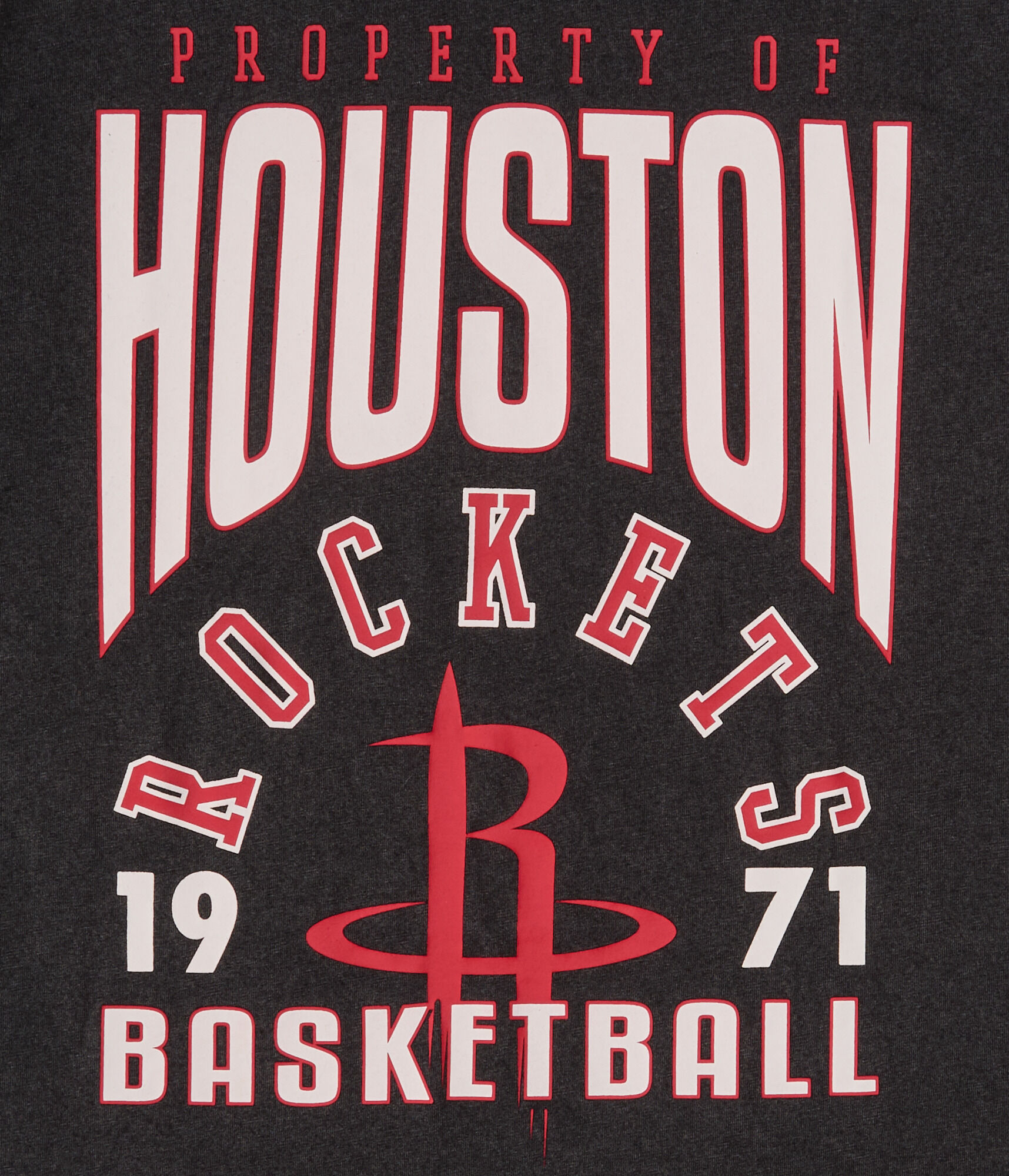 Property Of Houston Rockets Relaxed Graphic Tee