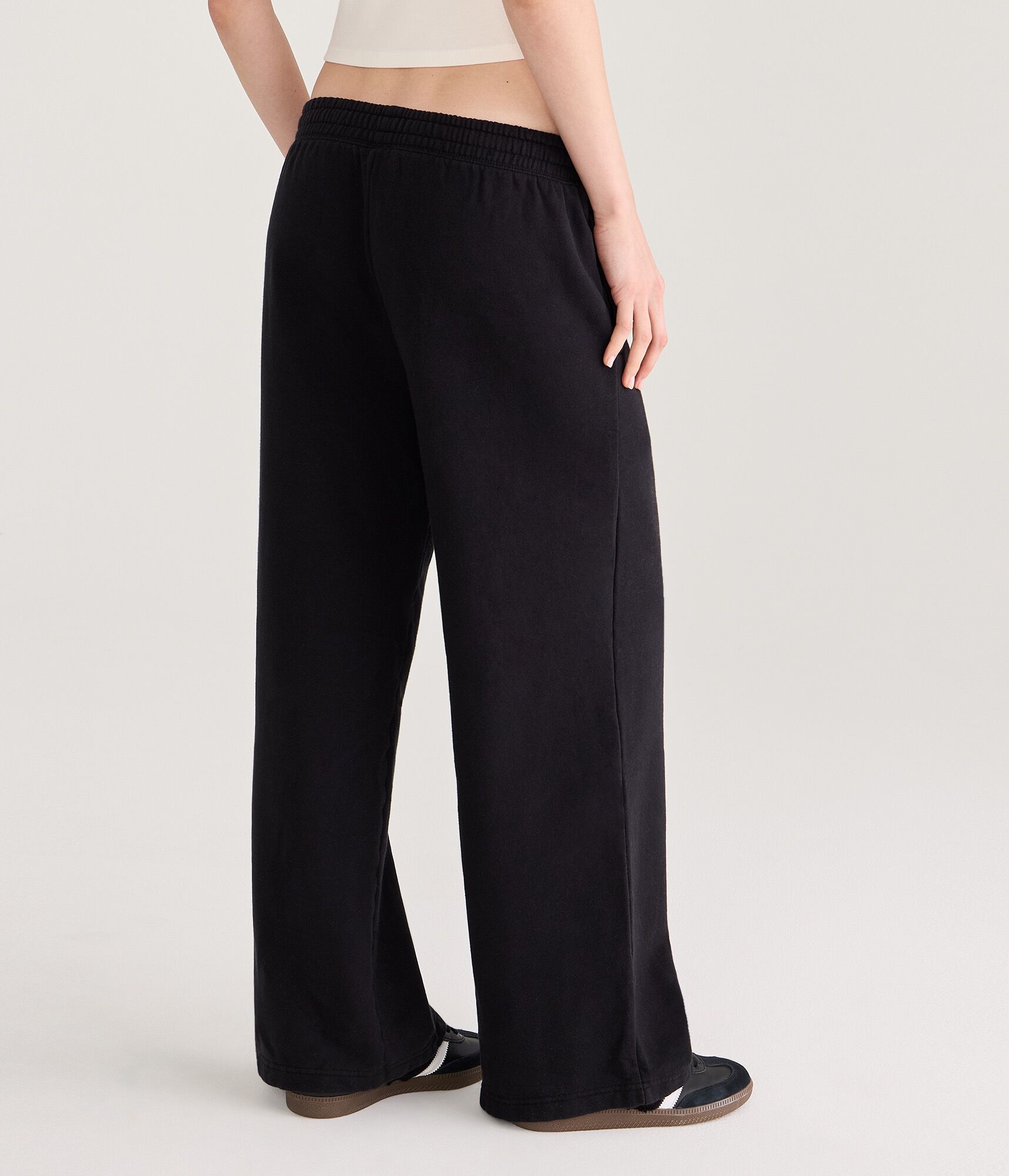 Cloud Soft Mid-Rise Wide Leg Sweatpants