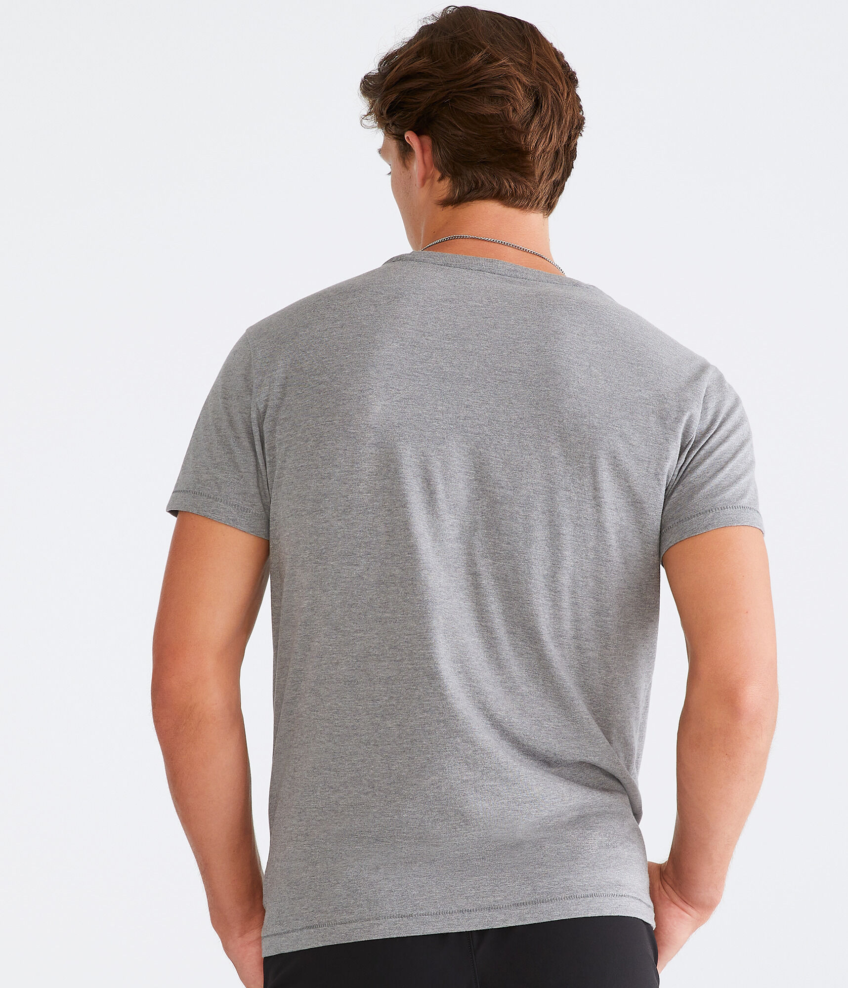 Aeropostale Rose Flocked Graphic Tee