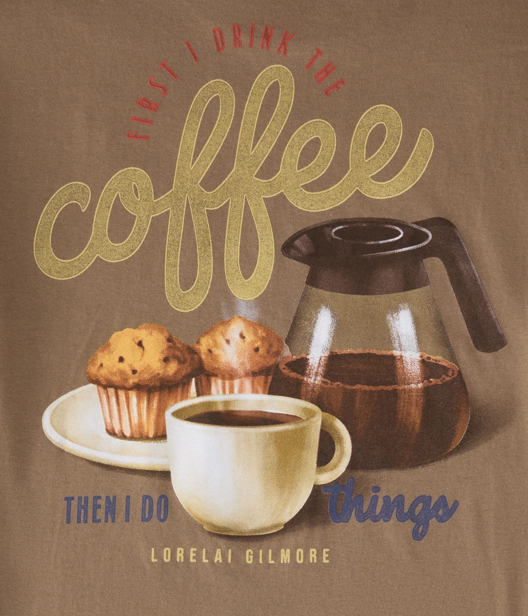 Gilmore Girls Luke's Diner Relaxed Graphic Tee