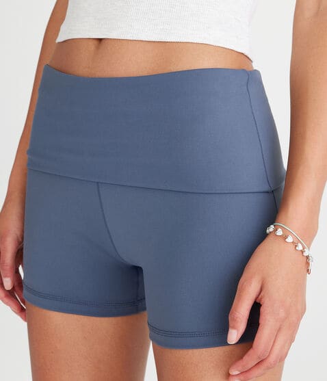 Air Soft Fold-Over Booty Shorts Air Soft Fold-Over Booty Shorts