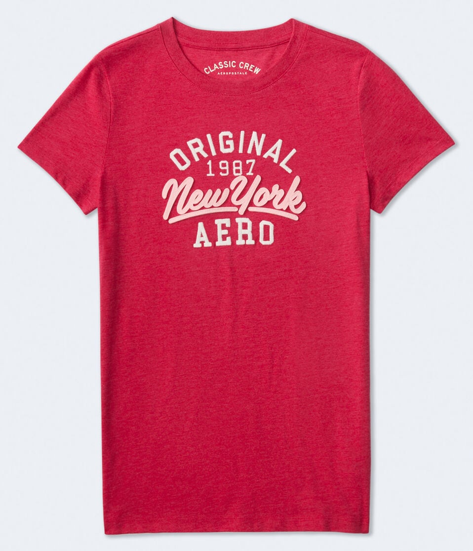 Aero New York Appliqué Graphic Tee