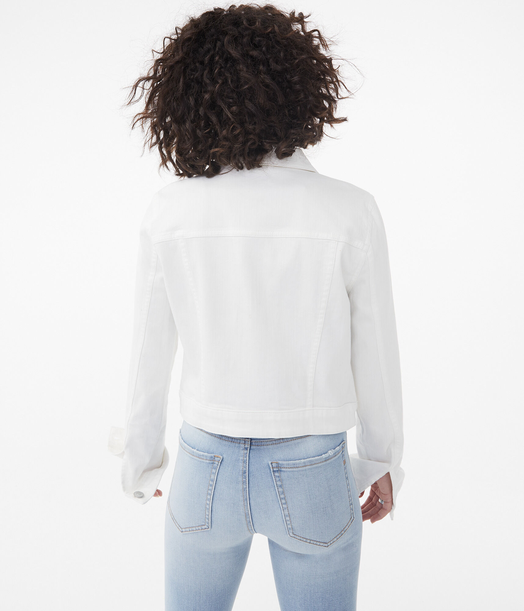 Real Denim Cropped Jean Jacket