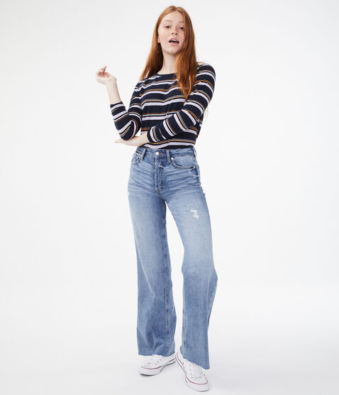 Long Sleeve Seriously Soft Striped Crew Tee Long Sleeve Seriously Soft Striped Crew Tee