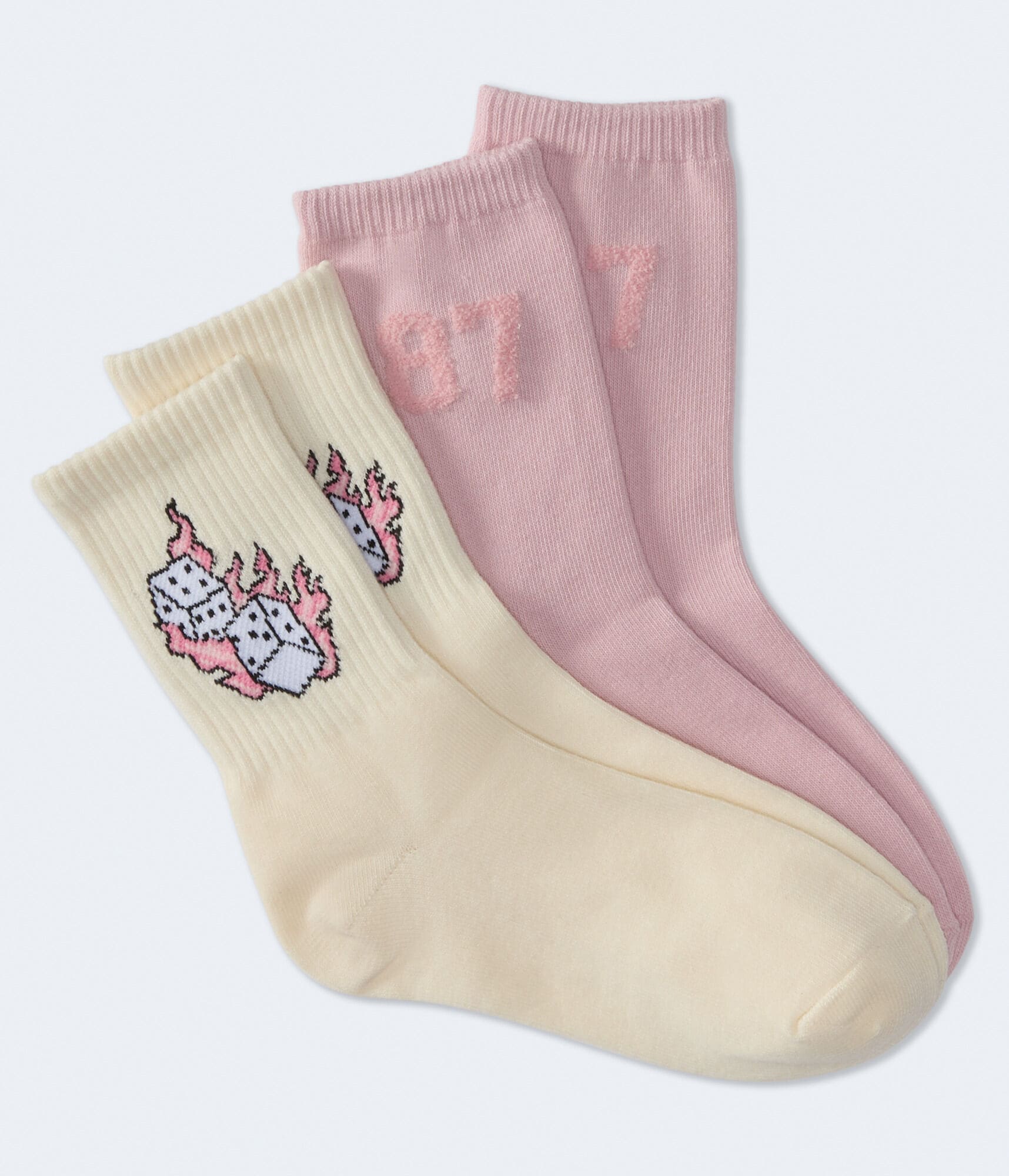 Fiery Dice & Chenille 87 Crew Sock 2-Pack