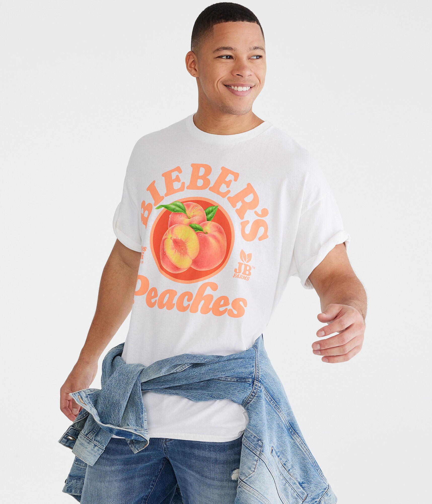 Justin Bieber's Peaches Graphic Tee