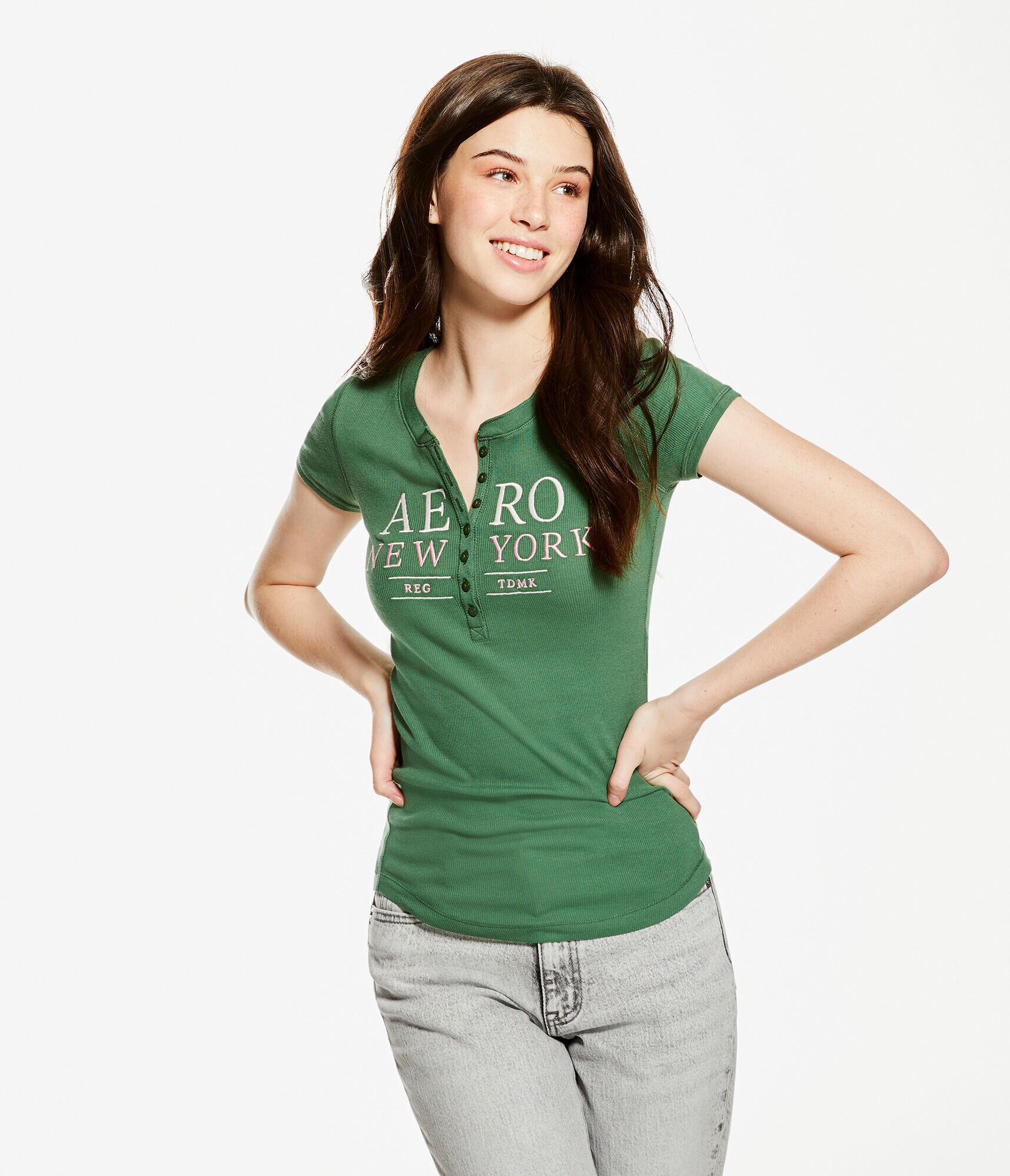 Aero New York Graphic Henley