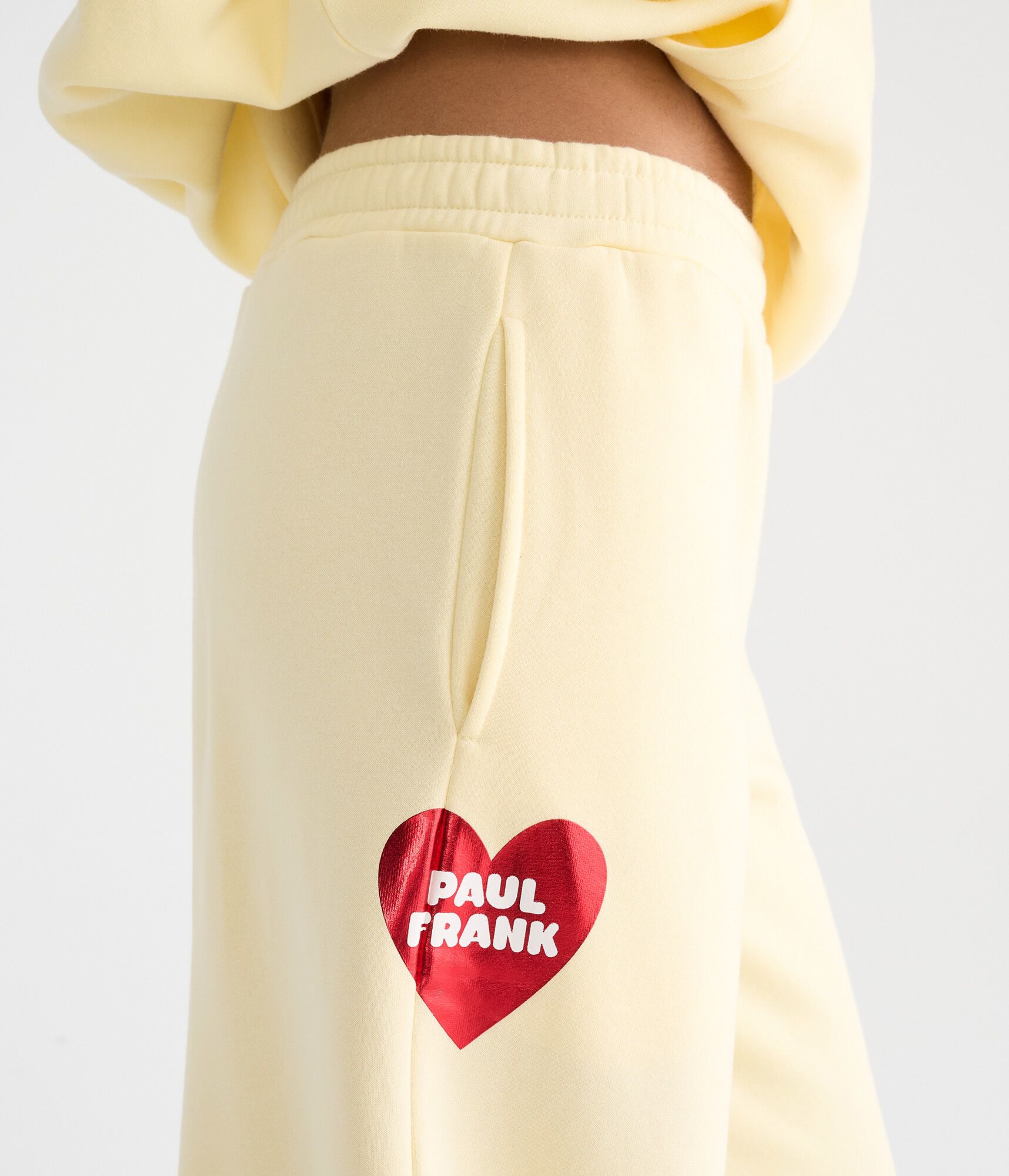 Paul Frank I Heart Julius High-Rise Wide Leg Sweatpants