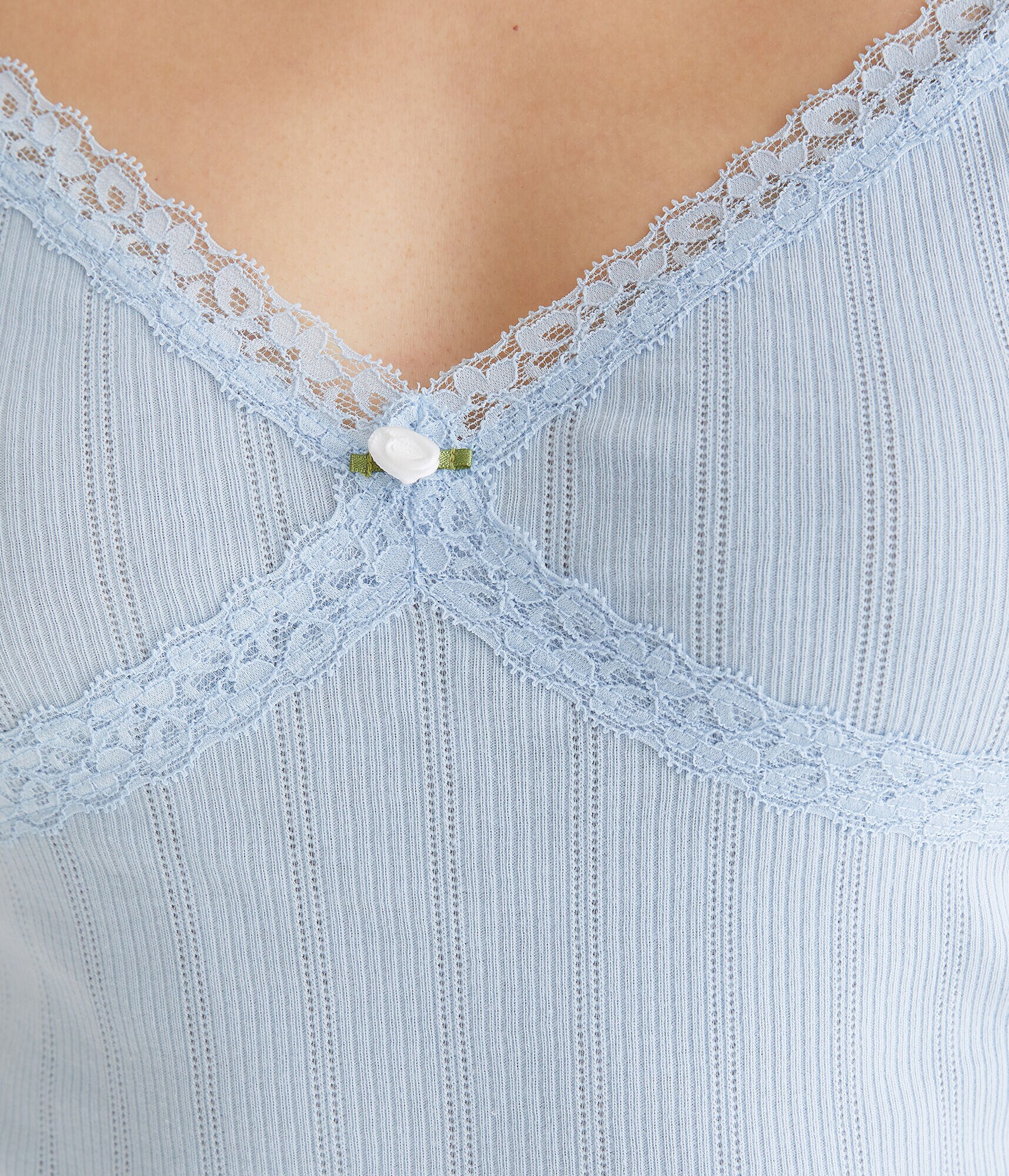 Crossover Lace V-Neck Cami