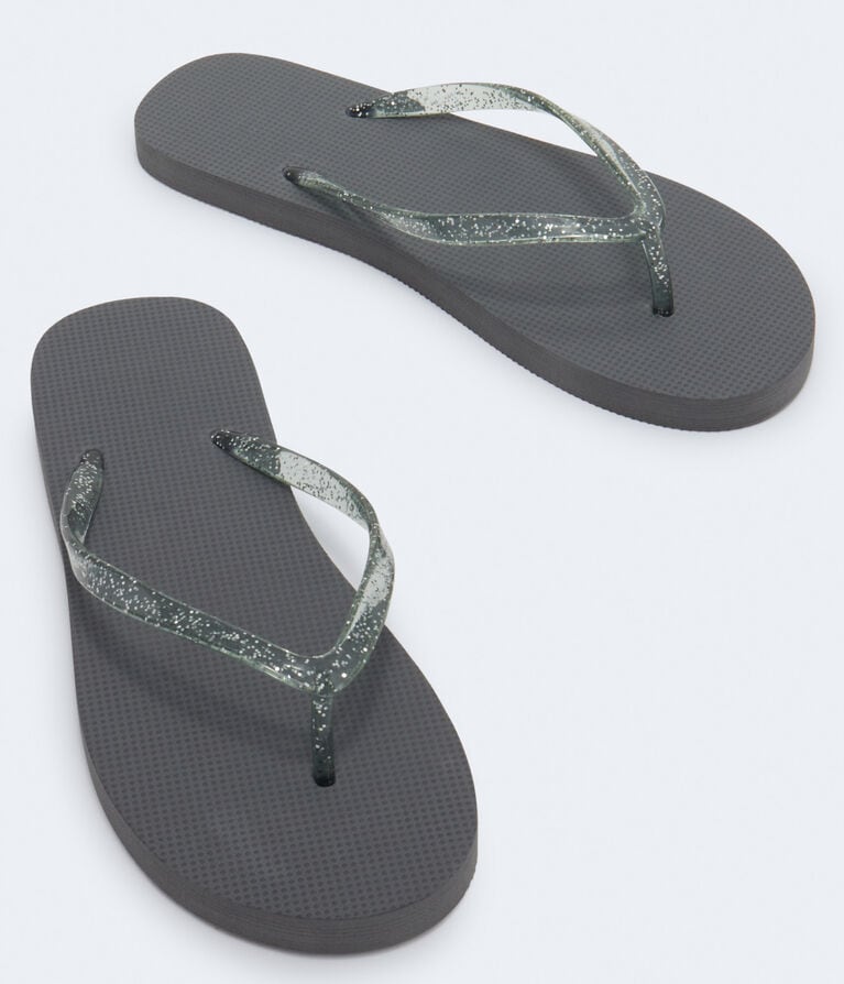 Glitter Jelly Strap Flip-Flop