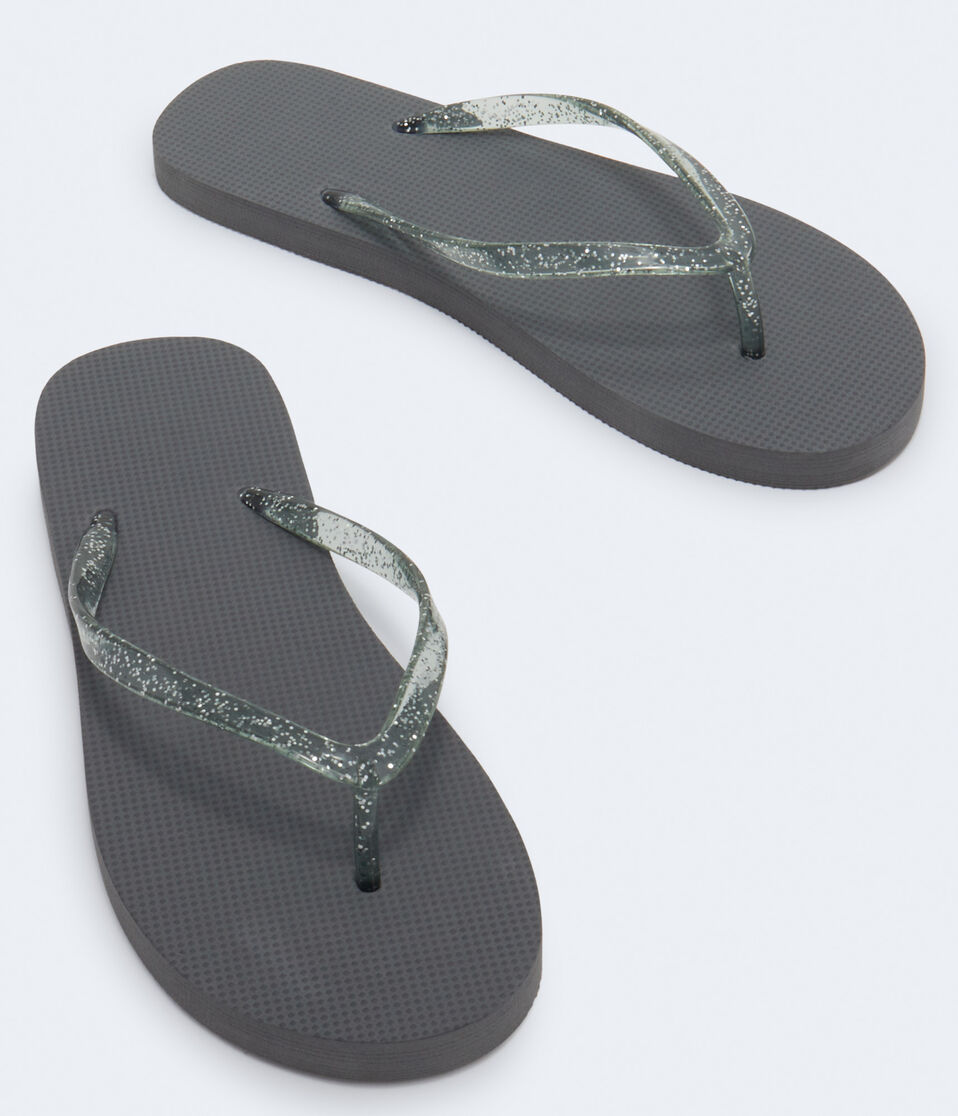 Glitter Jelly Strap Flip-Flop