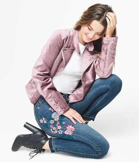 Velvet Moto Jacket Velvet Moto Jacket